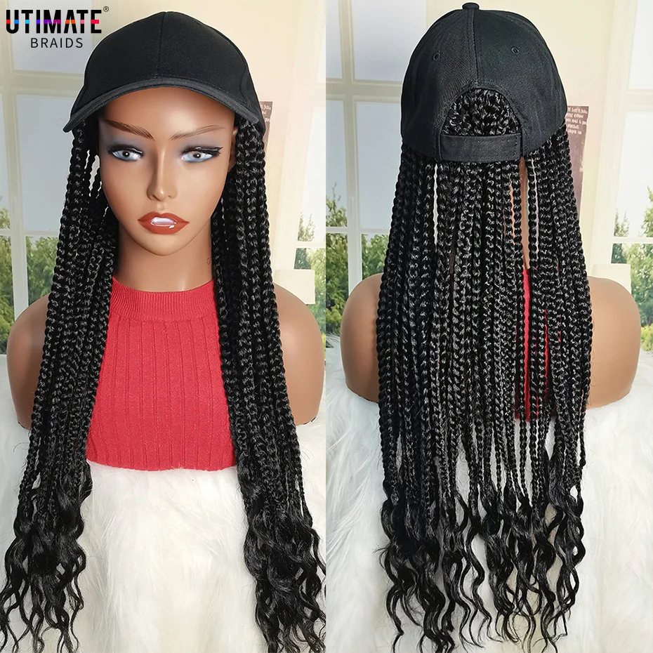 Synthetic Hair Wig Hat Hat Wig Women Cap Wig Women Hat Braid