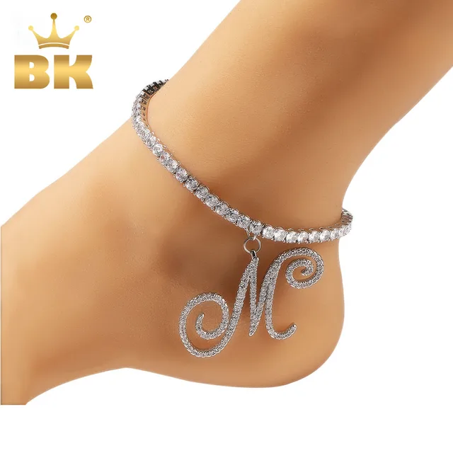 THE BLING KING 4mm 9inch Tennis Anklet