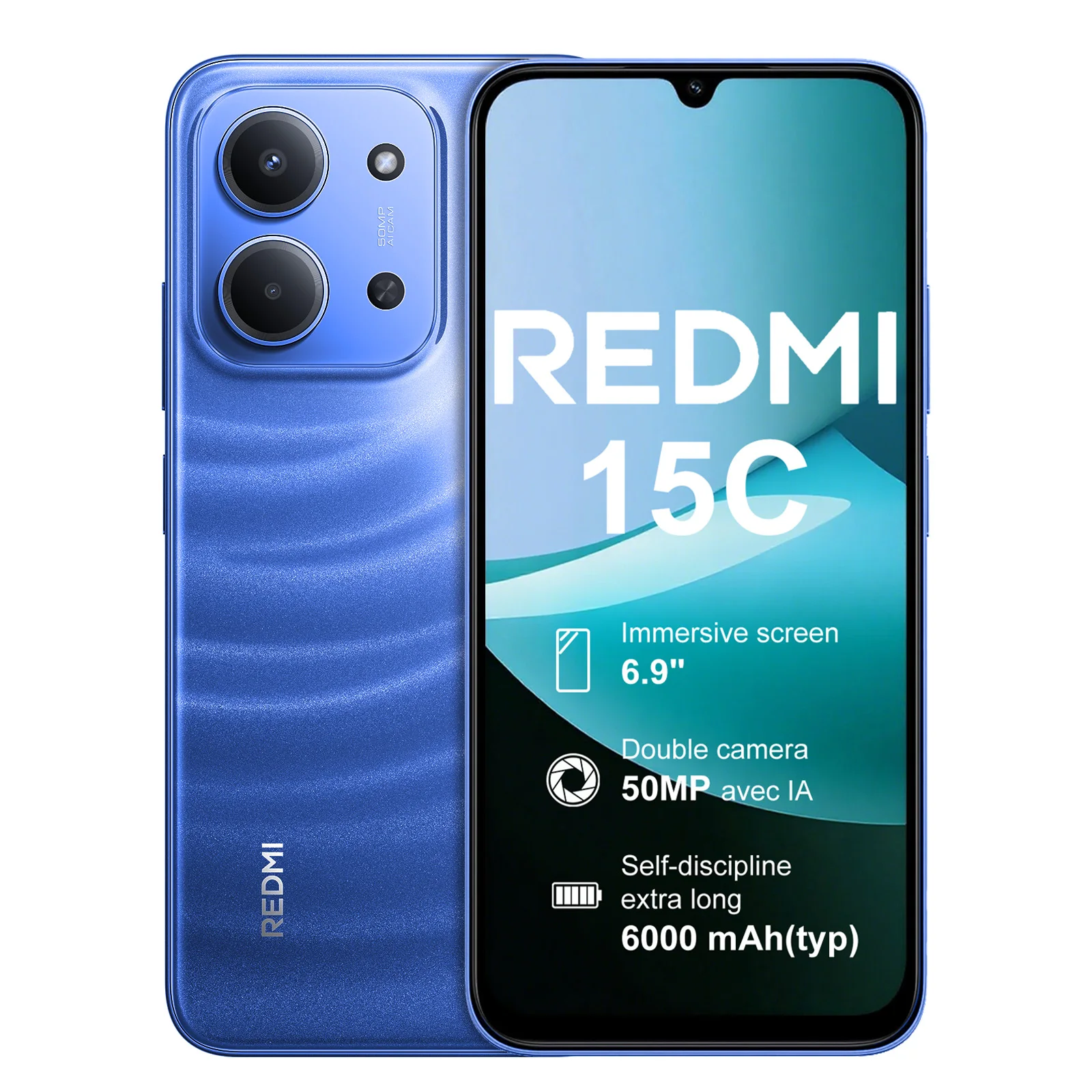 Global Version Redmi 15C 4G Mobile Phone 50MP AI Dual Camera