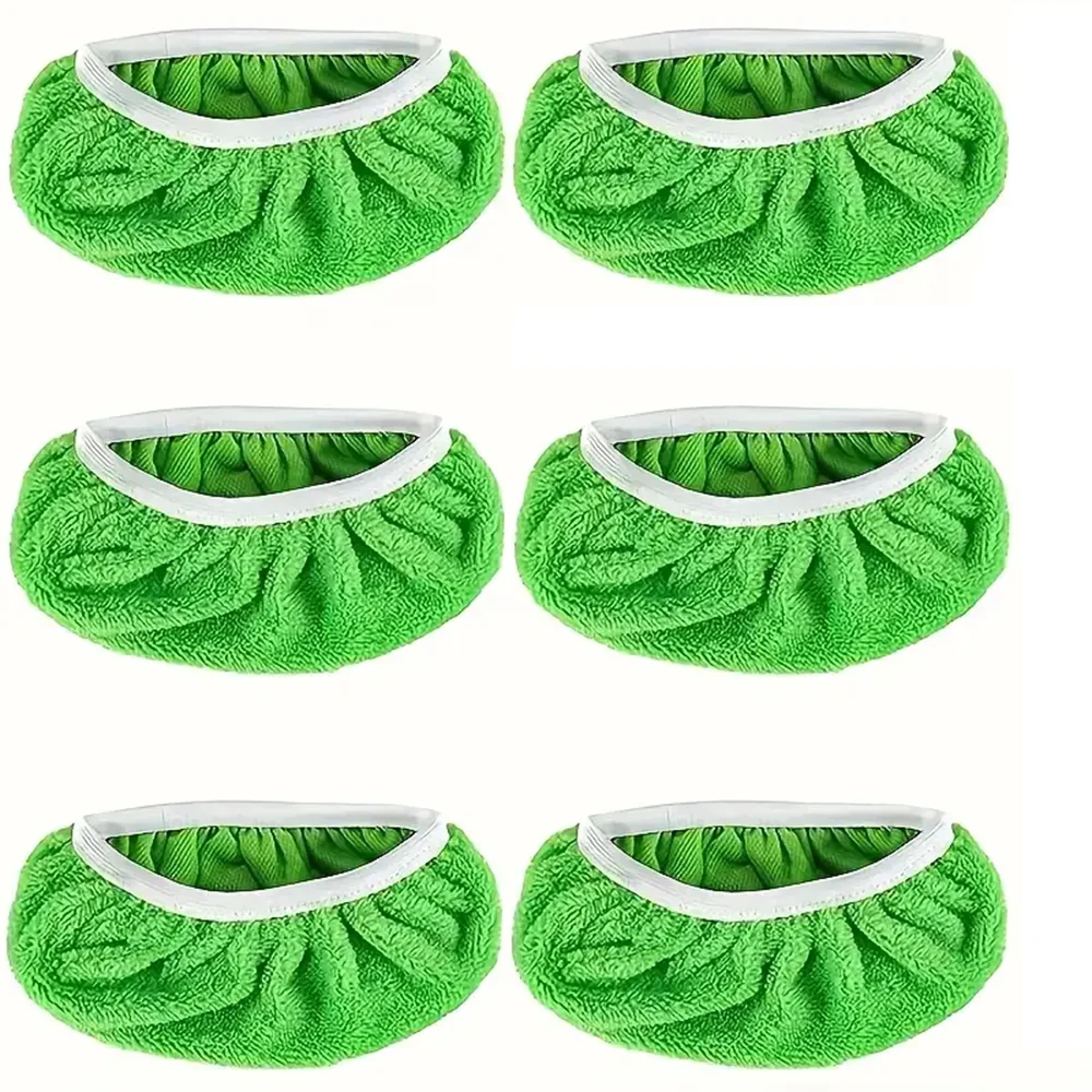 Reusable and Durable Mop Pads - Set of 6: Washable, Highly Absorbent