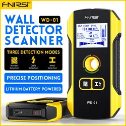 Advanced Wall Scanner and Metal Detector with Positioning Feature for Detecting Live AC Cables, Metal, and Wood Studs (WD - 01)