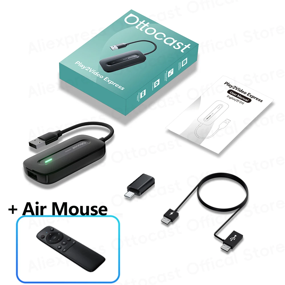 新品未使用2024 Ottocast Play2VideoPro エアマウス付き 【公式通販