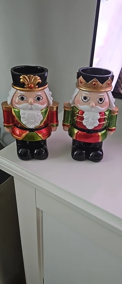 Nutcracker Noel, European-Style Candlestick for Christmas Cheer photo review