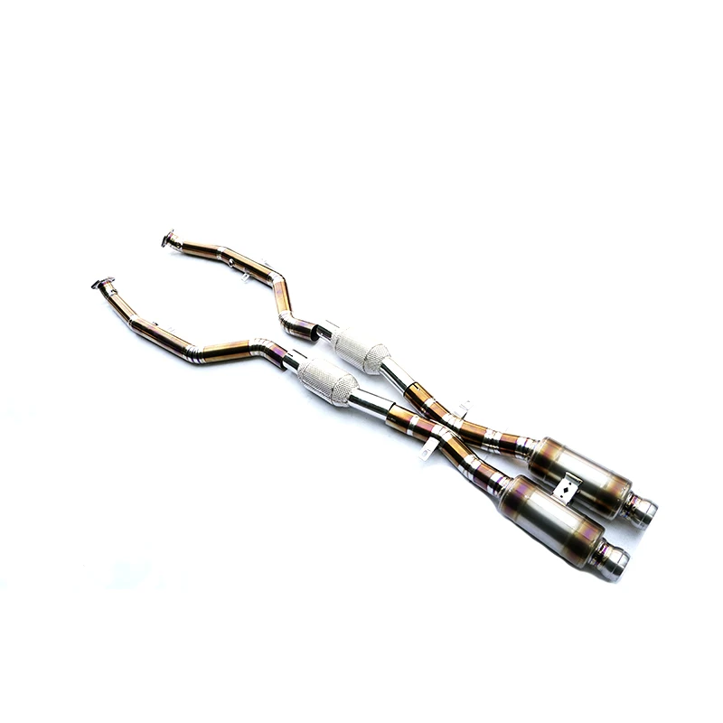 

HMD Titanium Alloy Exhaust System Performance Middle Pipe For BMW E92 M3 Car Resonator Racing Pipe