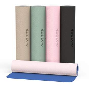 이고진 요가매트 미끄럼방지 TPE 6mm 두꺼운 헬스 필라테스 홈트 운동 매트 상품 이미지