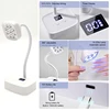 Cordless UV LED Nail Lamp for Gel Nails Dryer Rechargeable Auto Sensing Touch Control Drying Nail Light 360° Bendable Table Lamp 5