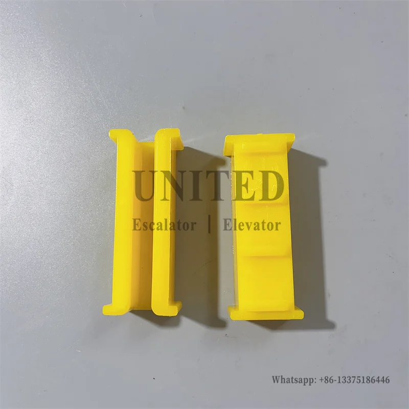 10PCS 100*10 Elevator Guide Shoe Insert Liner Yellow L100mm Groove Width 10mm Lifts Components Accessory Elevator Spare Parts