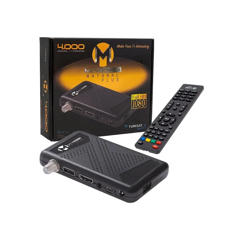 

Magbox Natural Plus Full Hd Youtube Tkgs Mini Receptor Satélite Conexión a Internet Usb Plurilingüe