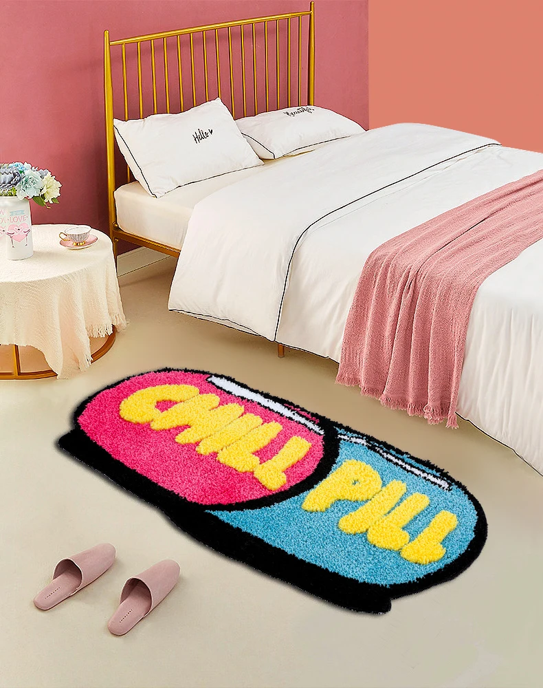 Chill Pill Shaped Area Rug