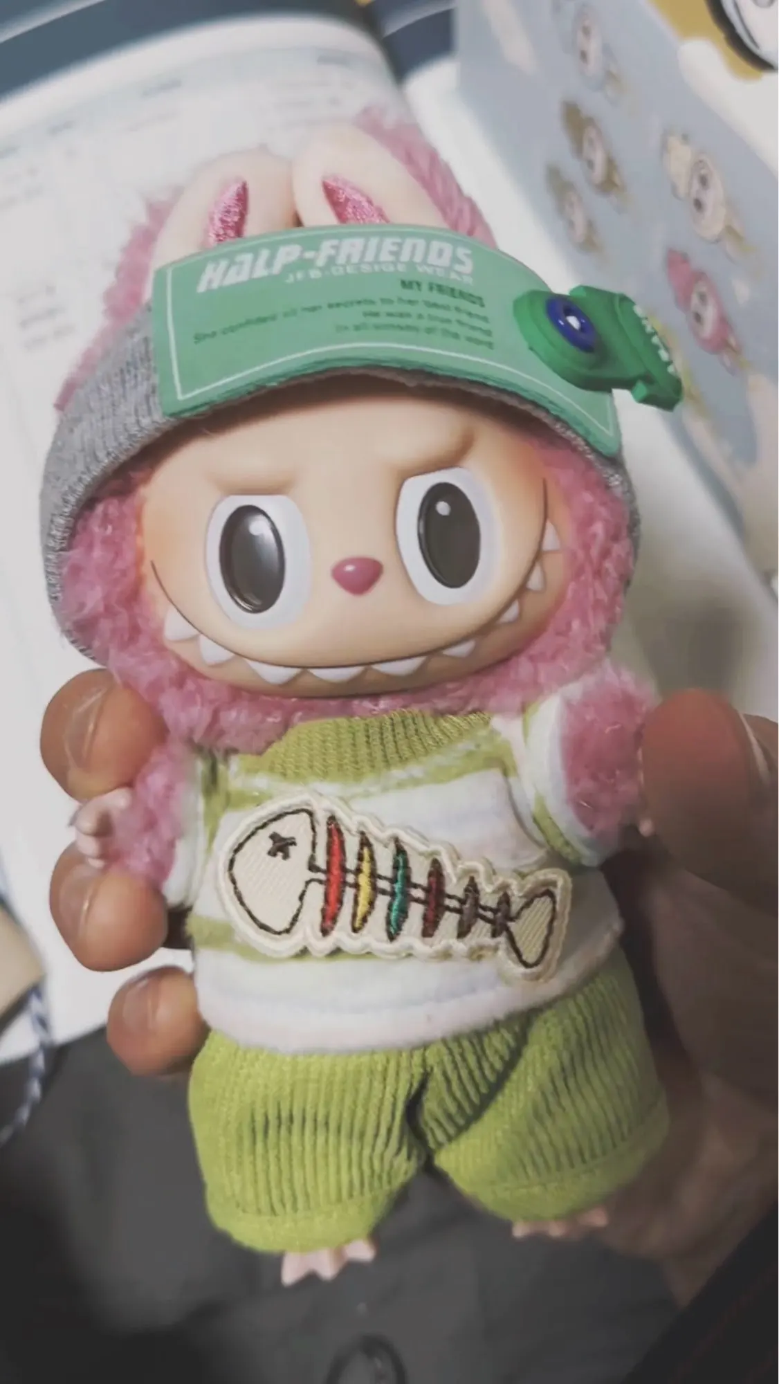 Labubu Doll Clothes: 15/17CM Idol Kpop Green Outfit Set with Bag & Accessories photo review