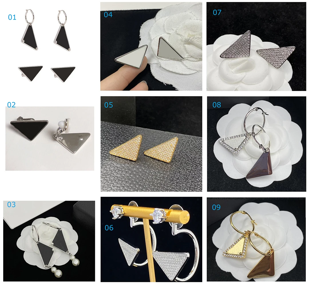 

Трендовые серебряные Роскошные ювелирные изделия, треугольные серьги для женщин, серьги для девушек, дизайнерские подвески, предметы