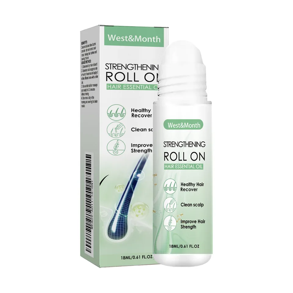 Hair Growth Essential Oil Roller Treatment for Thicker Hair