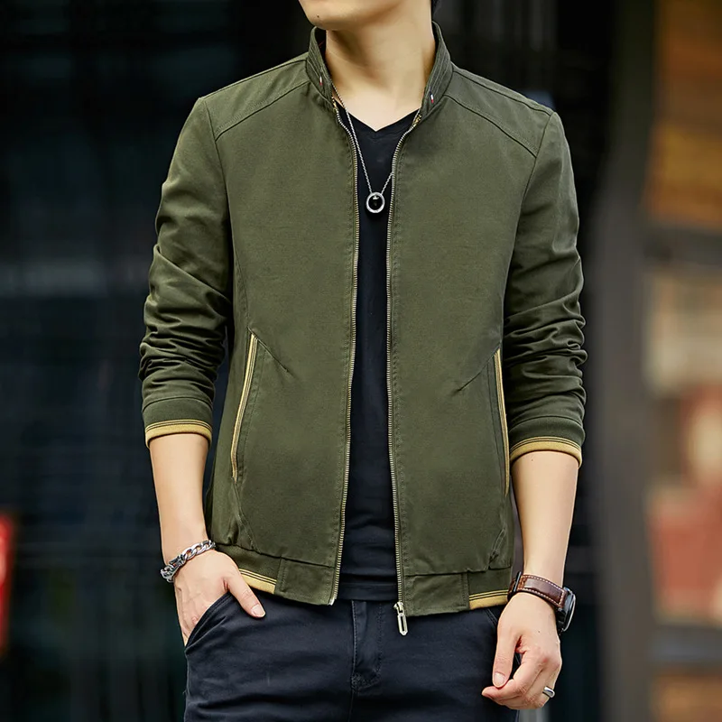 Cotton Autum Winter Brand Fashion Men Cardigan top Korean Casual Coats Jacket Mens Clothing M-4XL golf