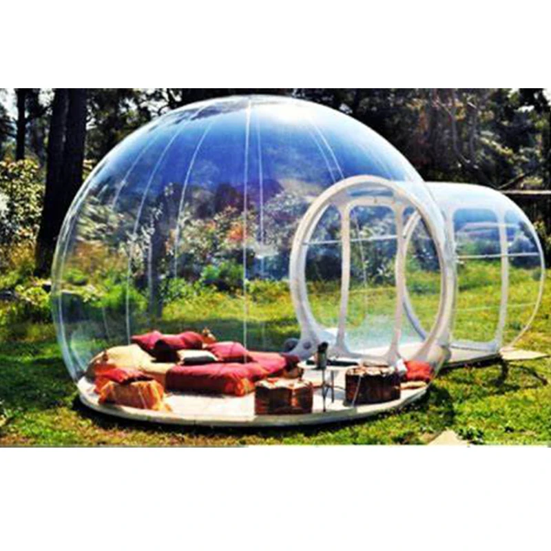 Clear Inflatable Bubble Tent with Tunnel FOR SALE China Manufacturer,inflatable Tents for Trade Shows,inflatable Garden Tent 2
