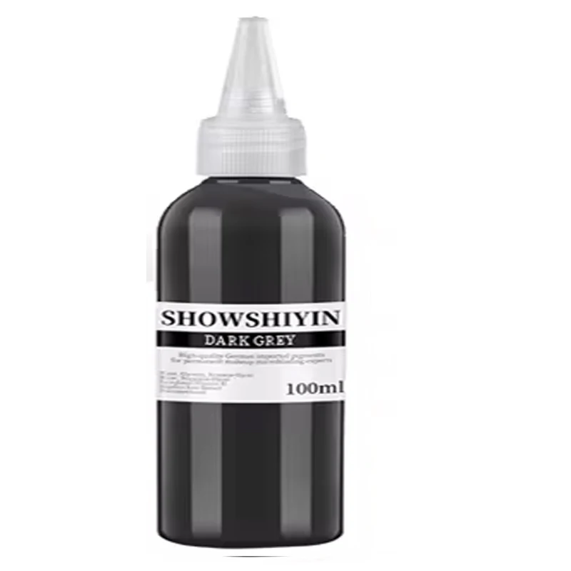 100ml Black tattoo ink Body Art Consumables 3.38oz Natural Plant Tattoo pigment Professional Supplies