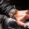 JINLERY Special Double Flywheel Tourbillon Watch for Men Automatic Wristwatch Fashion Mechanical Luxury Clock Relogio Masculino 6