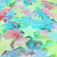 100 Piece Luminous Star Wall Sticker, Suitable for Bedroom, Ceiling, and Wall Decoration, Creating An Exclusive Starry Sky Wall 6