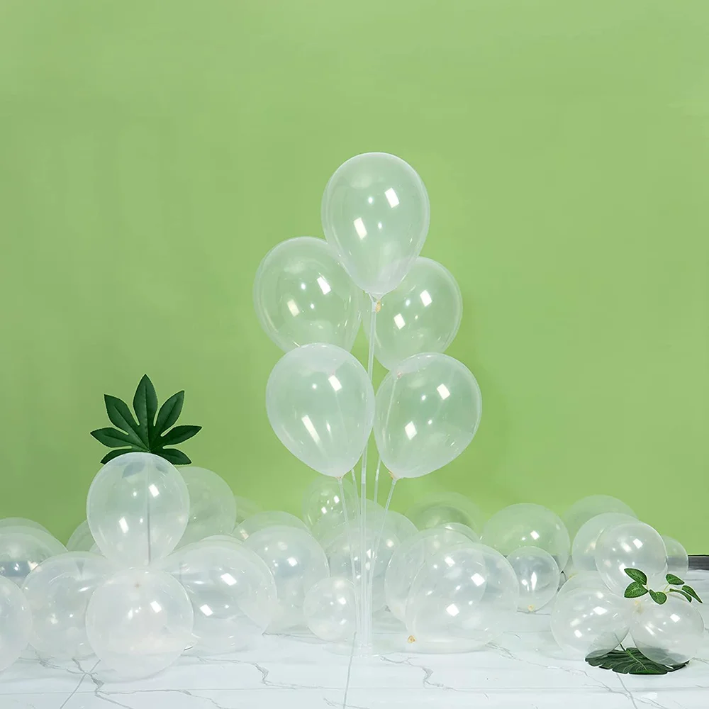 

100/200 PCS Clear Balloons 12/10/5 Inch Different Sizes Christmas Balloons Valentines Décor Clear Latex Balloons Arch Garland