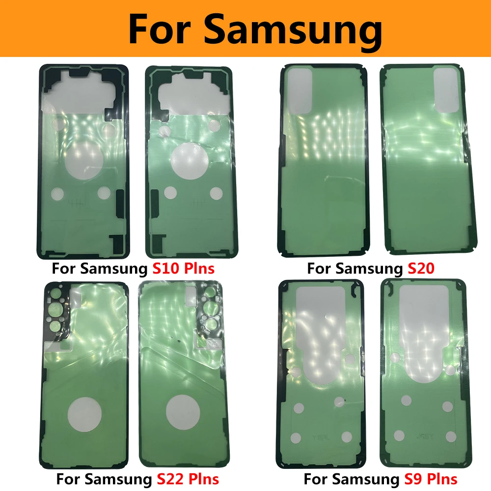 20 Pcs Back Battery Glass Cover Sticker Tape For Samsung S21 S20 Ultra