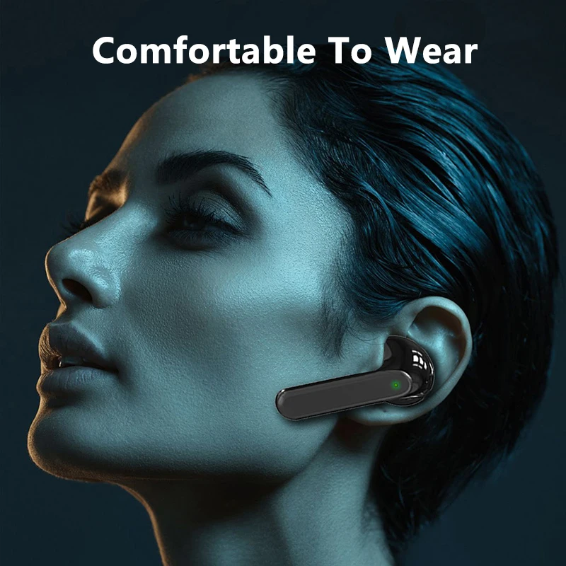 Premium Bluetooth 5.1 Wireless Earphone with HD Mic and Vibration Alert