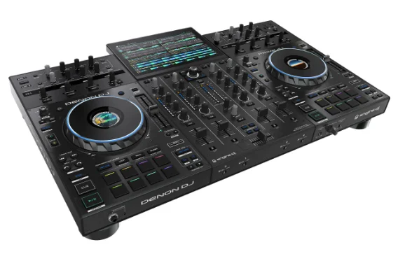 デノンスタンダードdjコントローラーとミキサー、djプライム4 plus、4 