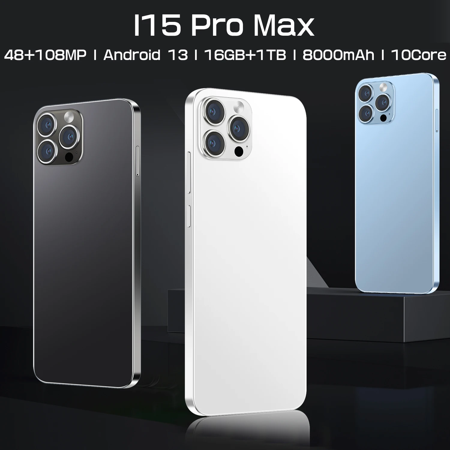 2025年新型スマートフォン 16GB+1TB i15 Pro Max Google NFCセルラー