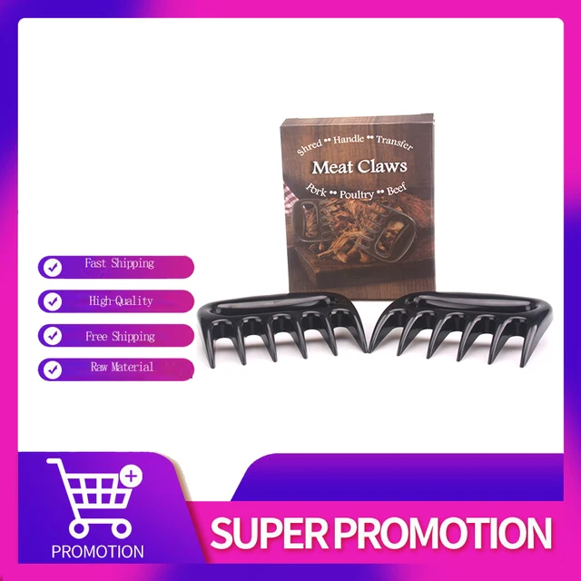 1/2Db Bbq Villák Medve Karmok Húsvillák Élelmiszer -Minőségű Kézikönyv Húzza A Húsdarabot Sertéshús Pörkölt Villa Villát Szerszámok - Image 6