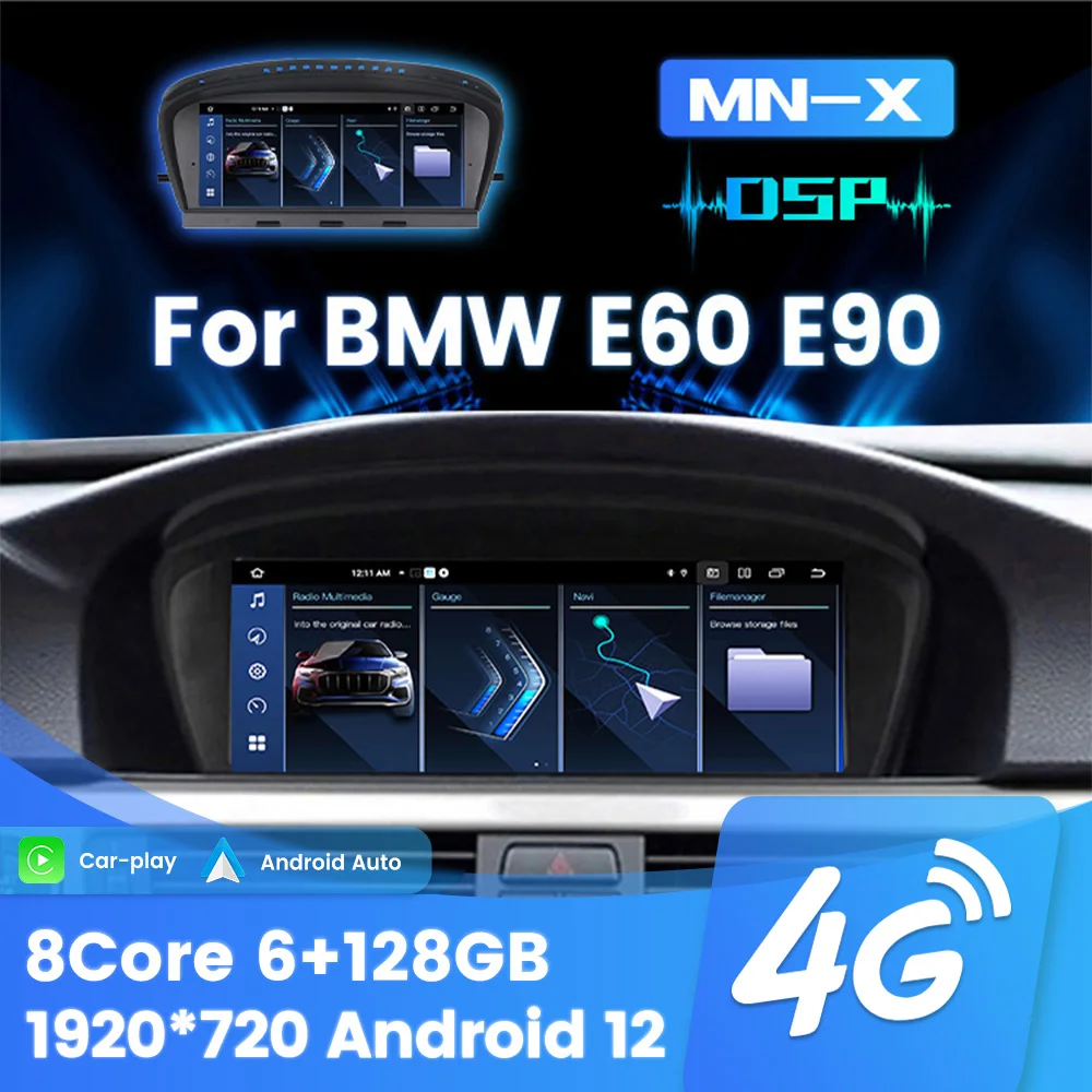 MEKEDE live Versand Für BMW Serie 3 5 E90 E91 E92 E93 E60 E61 Auto Zentrale Display Carplay Multimedia Player GPS System