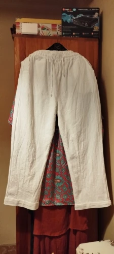 Elegant Cotton Linen Summer Trousers for Women - High Waist Fit photo review