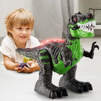 Remote Control Dinosaurs Electric Robot Sound Light Toy Excavation Jurassic Animals T Rex Educational Toys for Children Boys 1