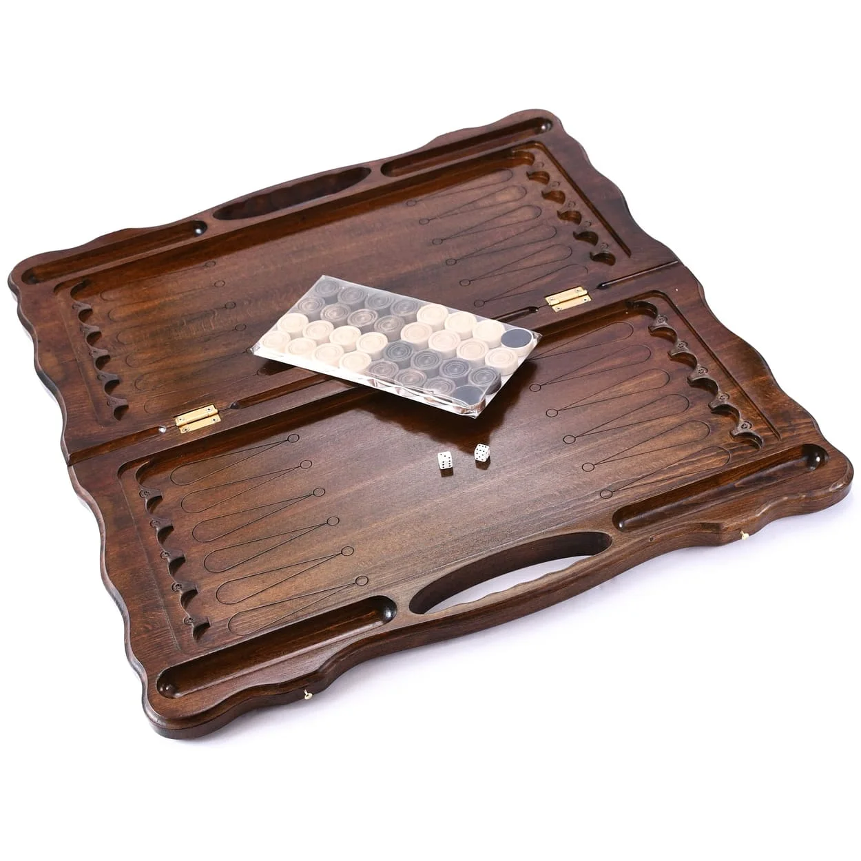 Рисунок 3 - Нарды резные "Сибирская Корона" большие 60