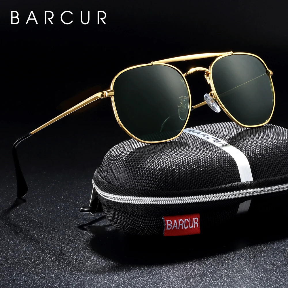 BARCUR-Gafas De Sol cuadradas polarizadas para hombre y mujer, lentes  hexagonales, originales - AliExpress Accesorios para la ropa