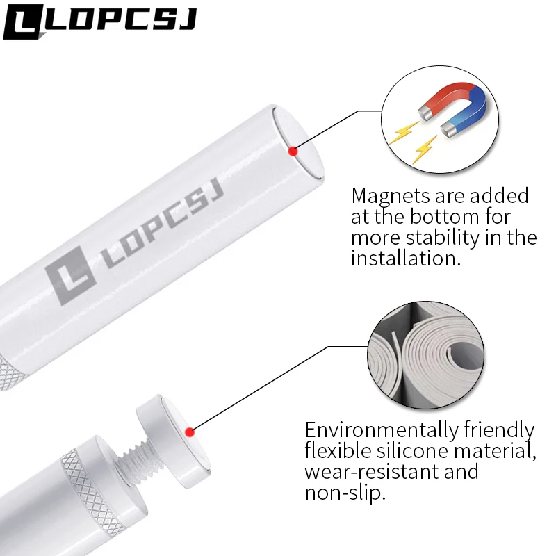 Ldpcsj-suporte para Placa Gráfica Gc15 Vertical Branco Rotativo Retrátil Suporte de Liga de Alumínio Suporte de Desktop pc - Imagem 3