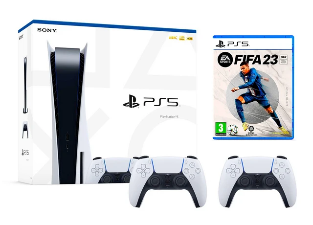 Vídeo Game PS5 Playstation 5 Fifa 23 Com 2 Controles Sony em