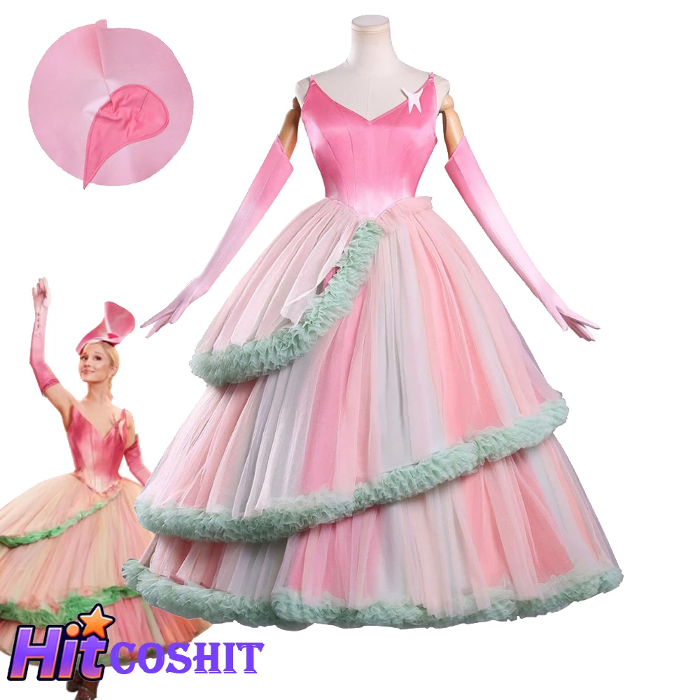 green emerald velvet dress Wicked Elphaba & Glinda We Go Together Like Pink & Green Pop-Up Card