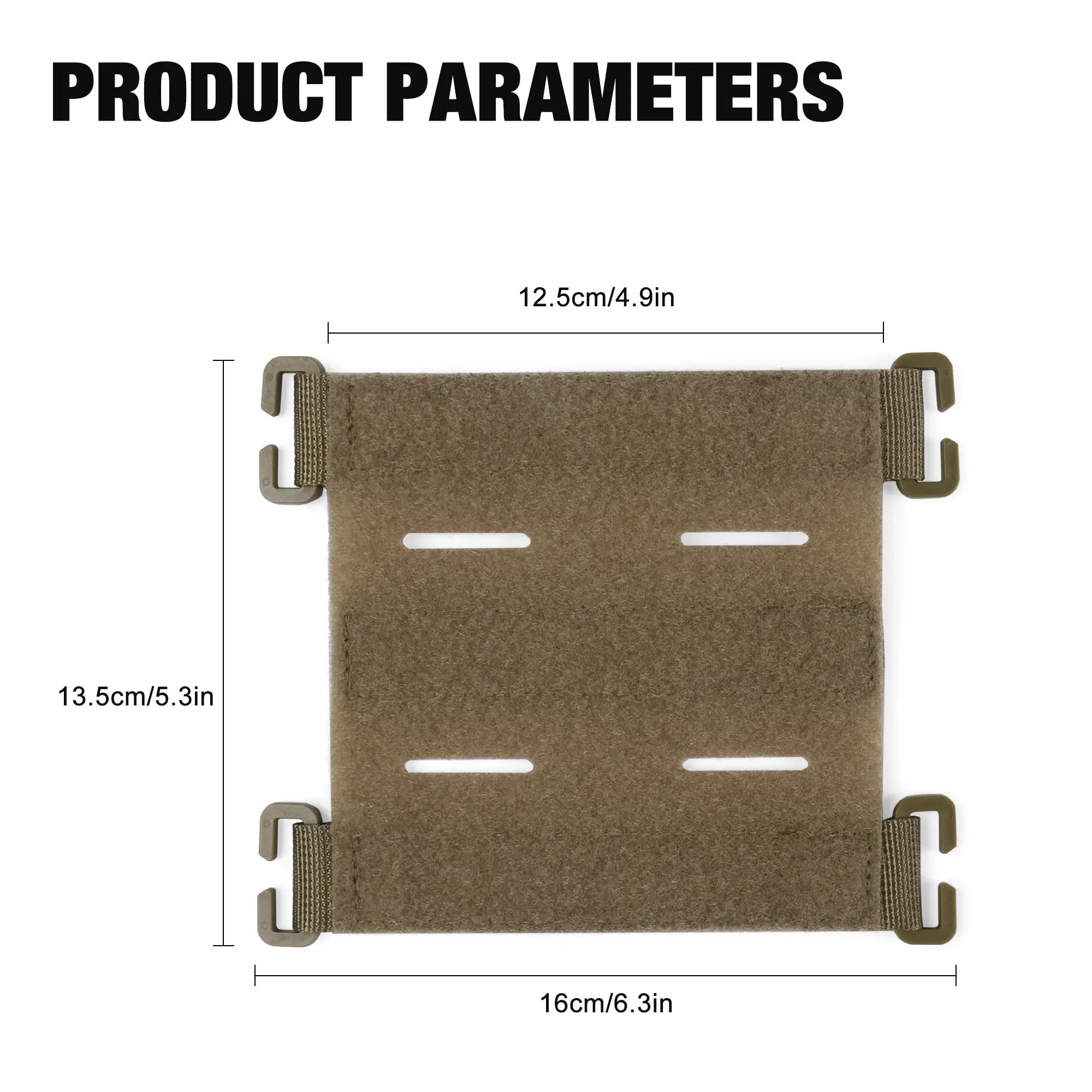 MARDINGTOP 12-Pcs Set, Patches + Molle Patch Panels