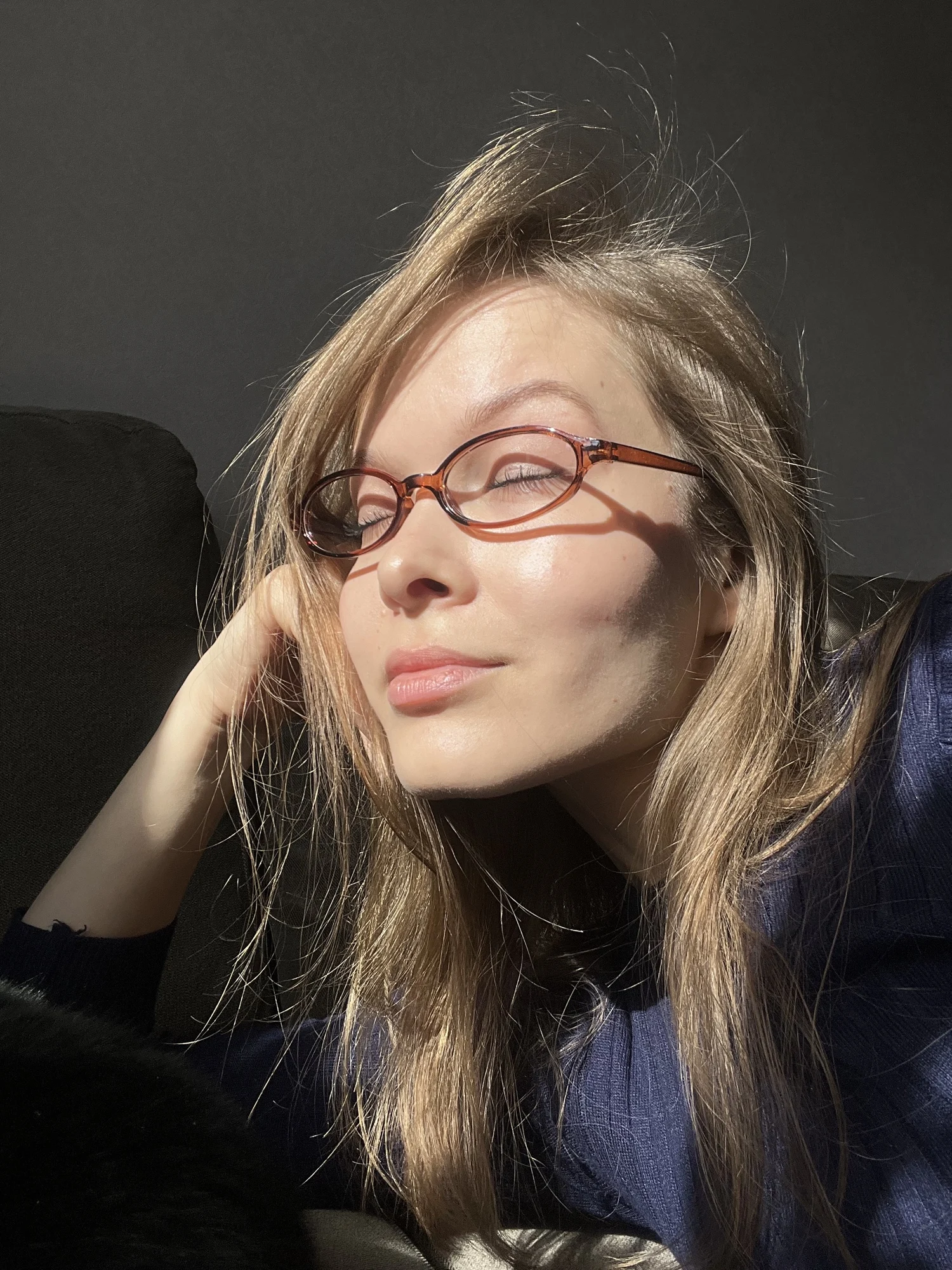 Retro Oval Glasses Women Girls Y2K Red Green Frame Glass Eyewear Decorative Computer Anti-blue Eyeglasses with Seaside Driving photo review