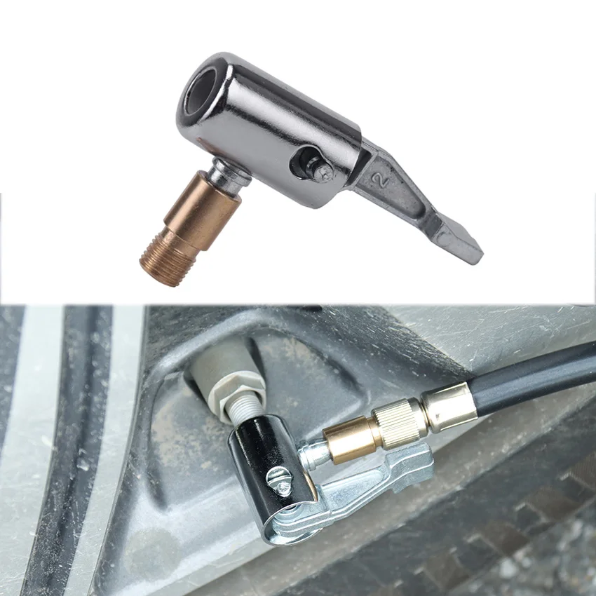 Nuevo Conector Avanzado De Válvula De Bomba De Inflado De Mandril De Aire De Neumático De Coche, Adaptador Con Clip, Válvula De Rueda De Neumático De Latón De 8mm Para Bomba Inflable - AliExprs 34