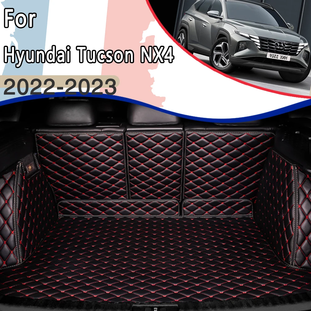 Tapis de protection de coffre de voiture en cuir Hybrid N Line, tapis pour  Hyundai 4.3, fils Ntage 2021, 2022, 2023, couverture de chargement,  accessoires d'escalade - AliExpress