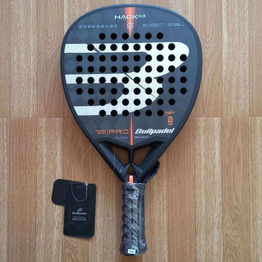 Carbon Fiber Padel Tennis Racket Beach Rackets Soft EVA Face Paddle Tennis Racquet Racket with Paddle Bag Cover