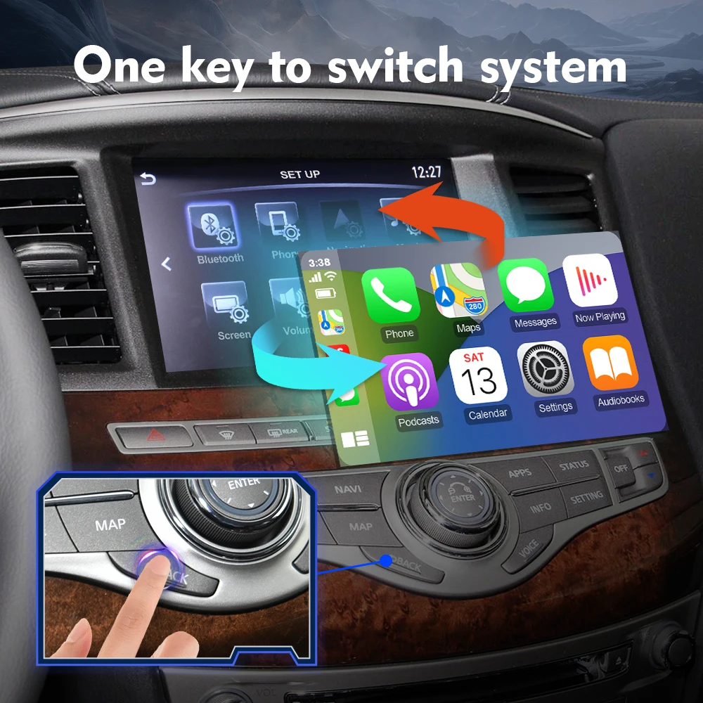   ī÷ ȵ̵ ڵ  ڽ, ǴƼ Q50L QX50 QX60, ֻ  ÷ ̷ ũ, GPS OEM ī޶