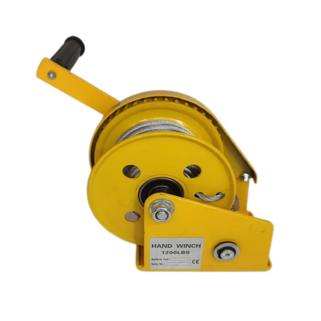 Hand Winch Twoway Selflocking Small Portable Winch Automatic Brake