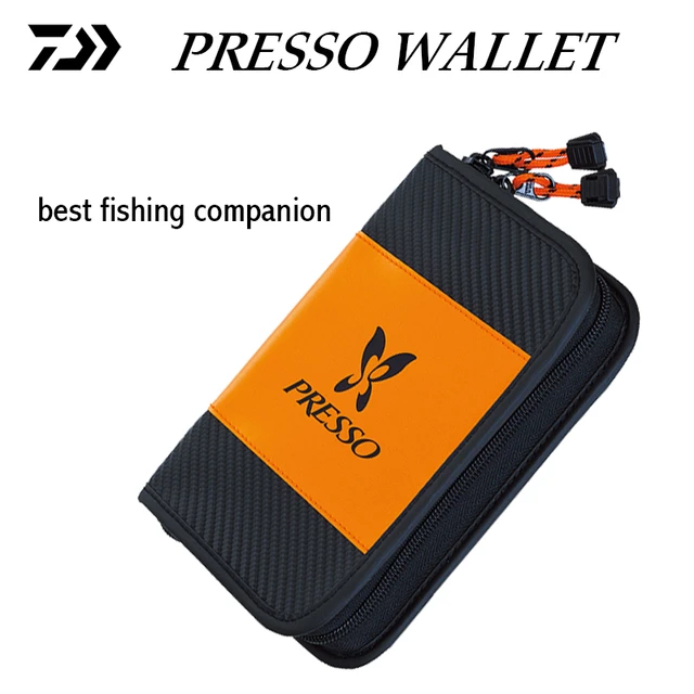 Original DAIWA PRESSO WALLET Fishing Lure Baits Bag S/M/ML/L Sizes