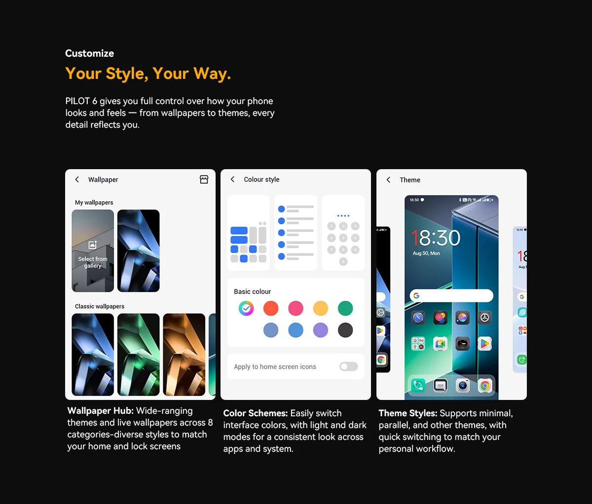 Blackview OSCAL PILOT 6 Wärmebild-Smartphone, robustes Smartphone mit MTK G100, 6,67 Zoll 2,4K-Display, 120 Hz, 12 GB 256 GB, 10000 mAh Akku, Dual-4G – Detail 36