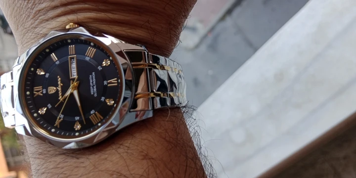 POEDAGAR Top Luxury Men Quartz Watch Waterproof Luminous Stainless Steel photo review