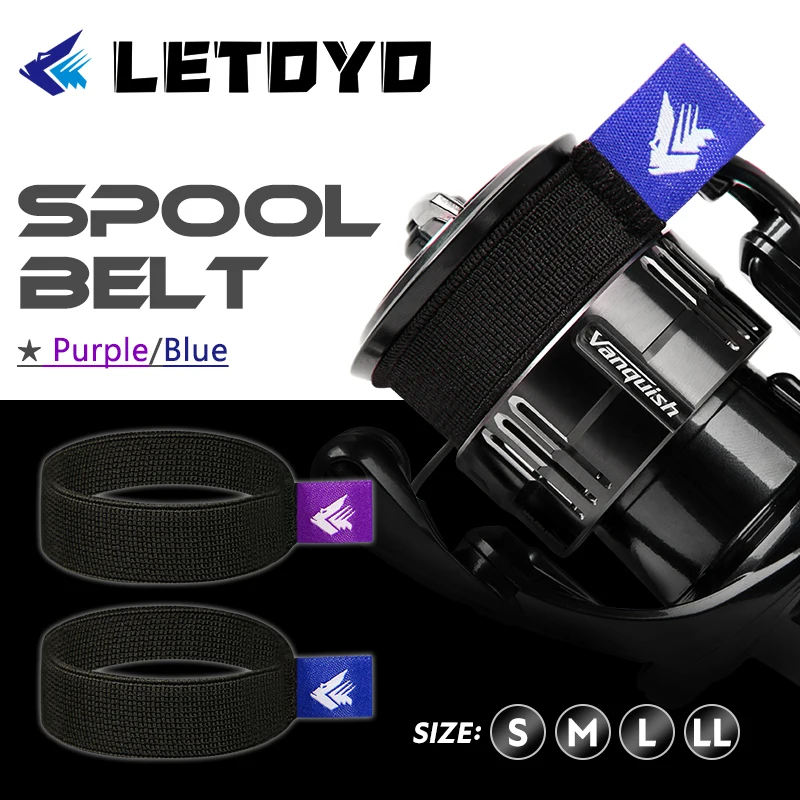 LETOYO 4pcs flexible Spinning reel spool belt with handle Durable