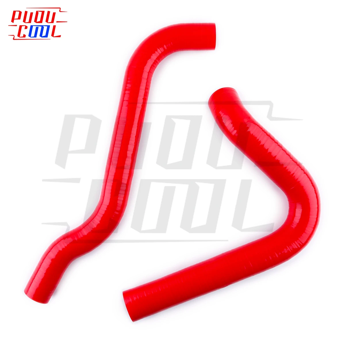 

For 1967-1972 Chevy Chevrolet C / K Series C10 Pickup 1968 1969 1970 1971 Radiator Pipe Silicon Tube Silicone Hose Kit 2Pcs