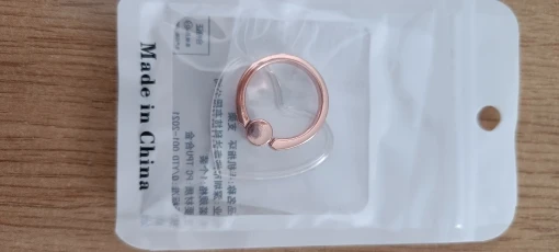 Transparent Cell Phone Ring Holder Stand 360°Degree Rotation Clear Finger Grip Kickstand Compatible iPhone Xiaomi for Phone Case photo review