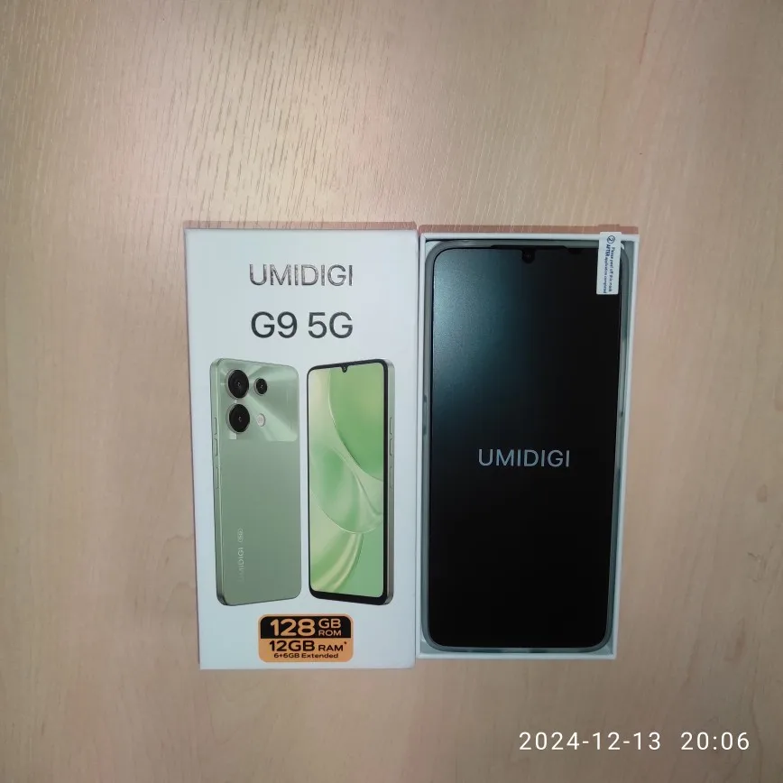 UMIDIGI G9 5G Smartphone 5G Android 14 8-Core 6+6GB 128GB 6.75