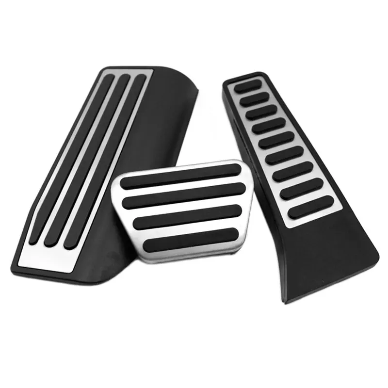 Car Foot Pedals For Land Rover Range Rover 2001~2012 Gas Accelerator Brake Fuel Restfoot Stainless Steel No Drilling Pedal Cover